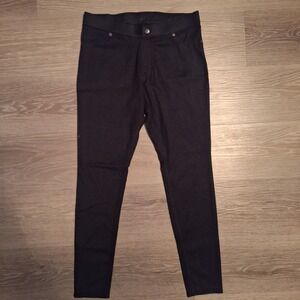 Hue Womens Black Leggings / Stretch Pants Size Medium